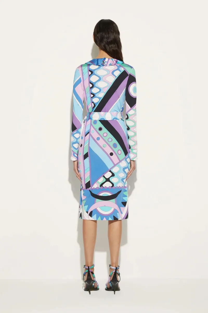 Vivara-Print Wrap Dress