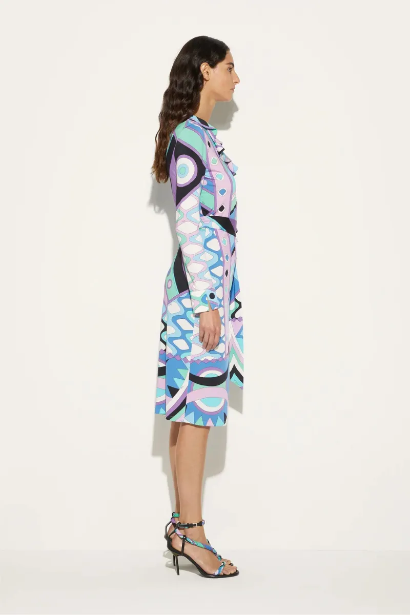 Vivara-Print Wrap Dress