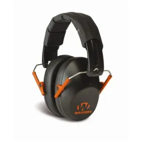 Walkers Low Profile Black with Orange Logo Muff