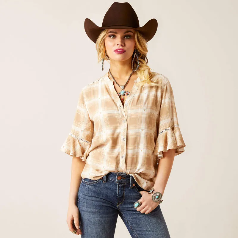 Women's Ariat Sevilla Top - Sevilla Plaid