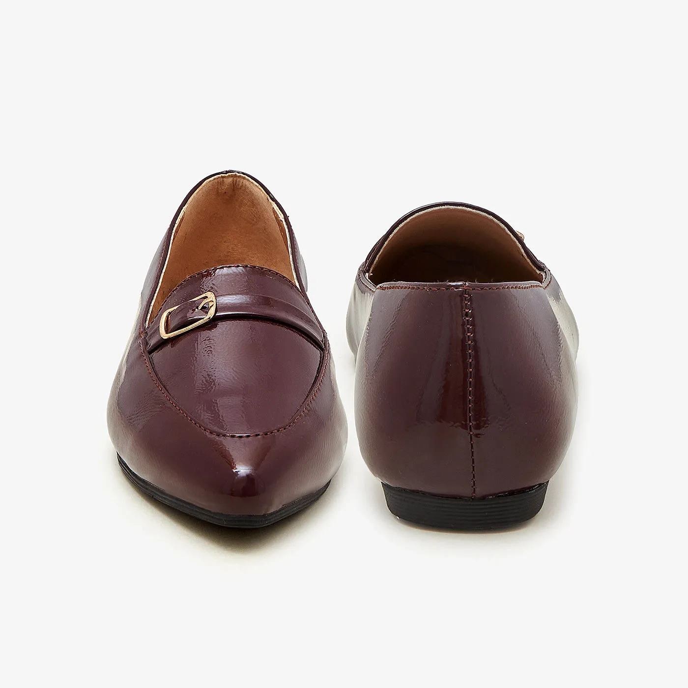 Women's Buckled Loafers