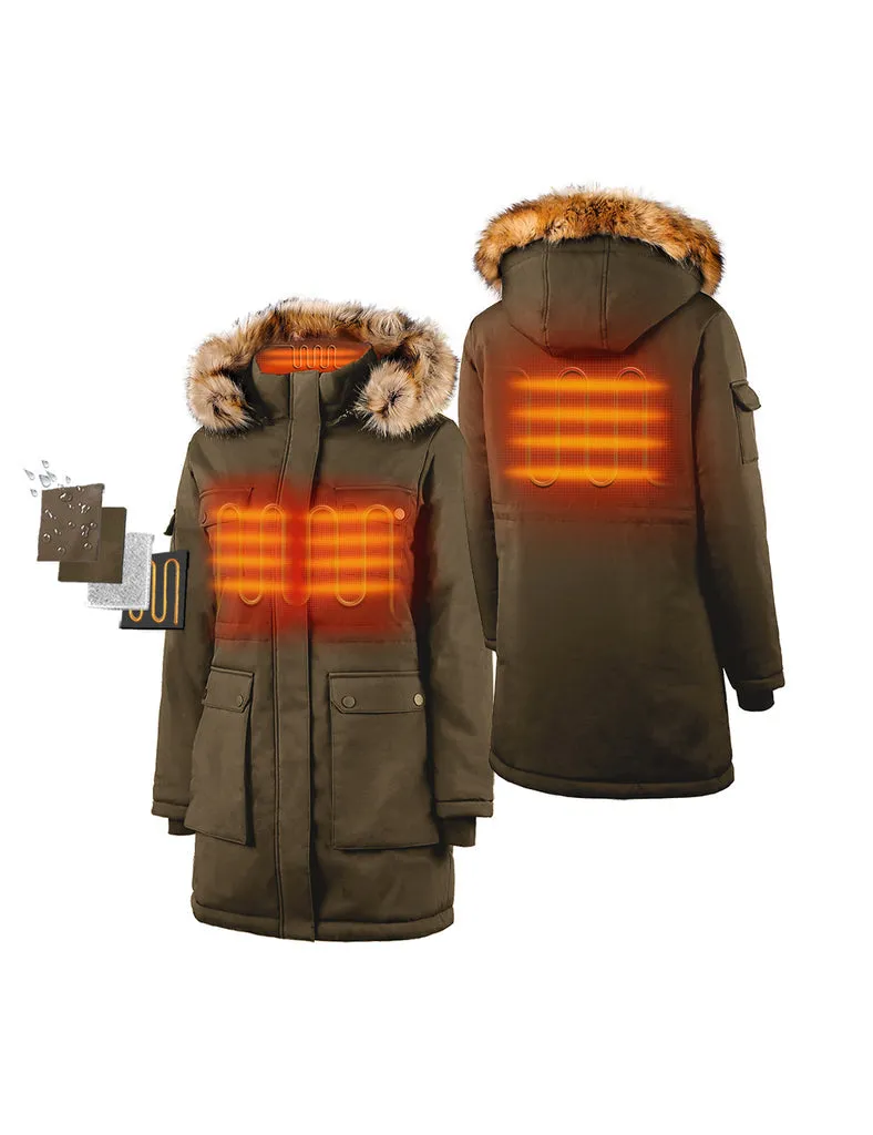 Women's Heated Thermolite® Parka (4 Heating Zones)