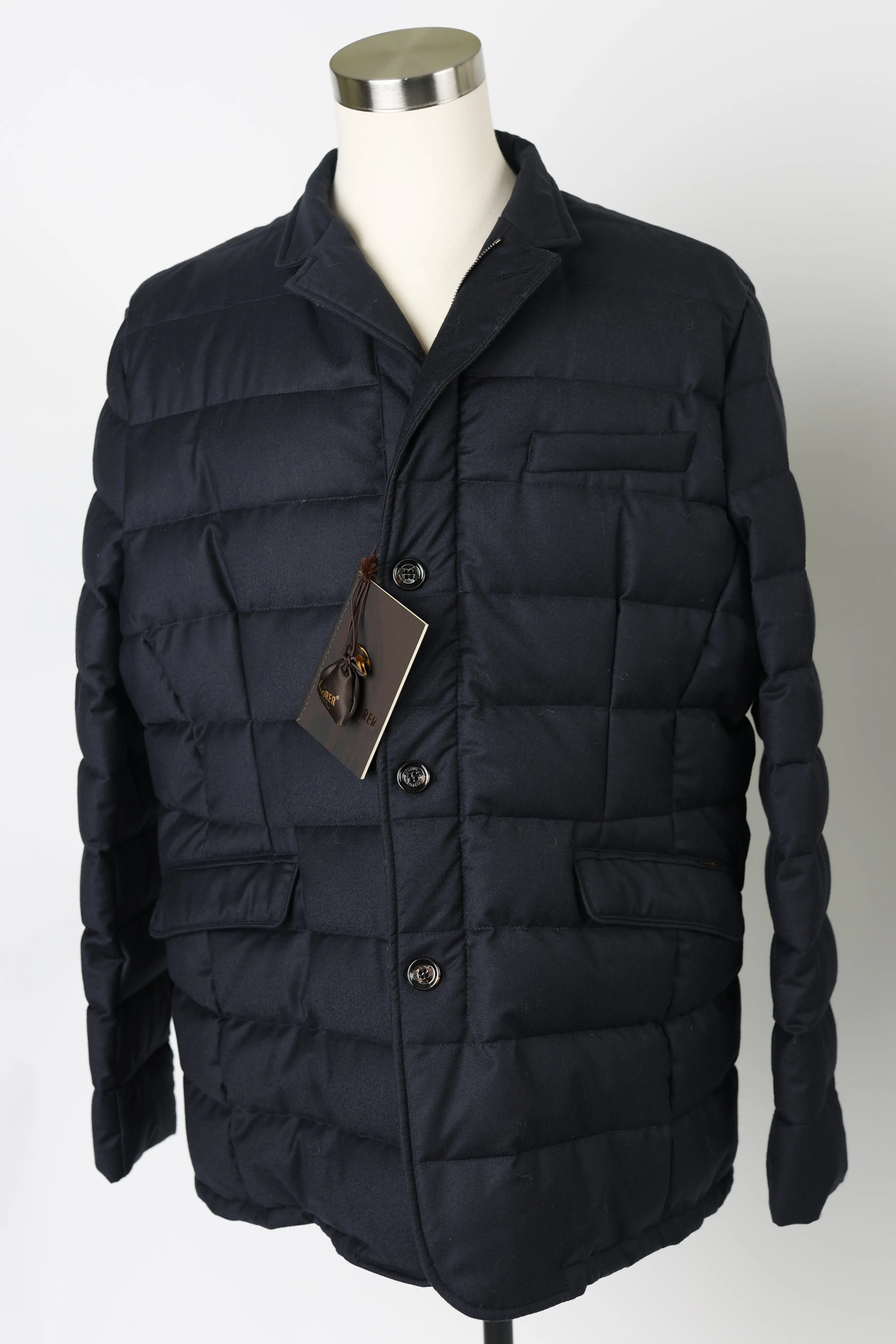 Wool Down Dress Puffer Jacket