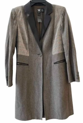 Worth Brown multi Size 4 Coat