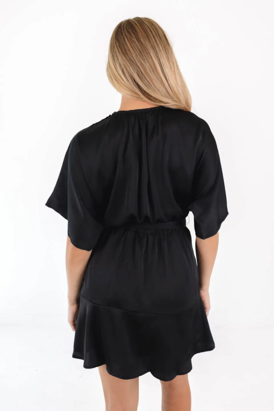 Wrap It Up Dress - Black