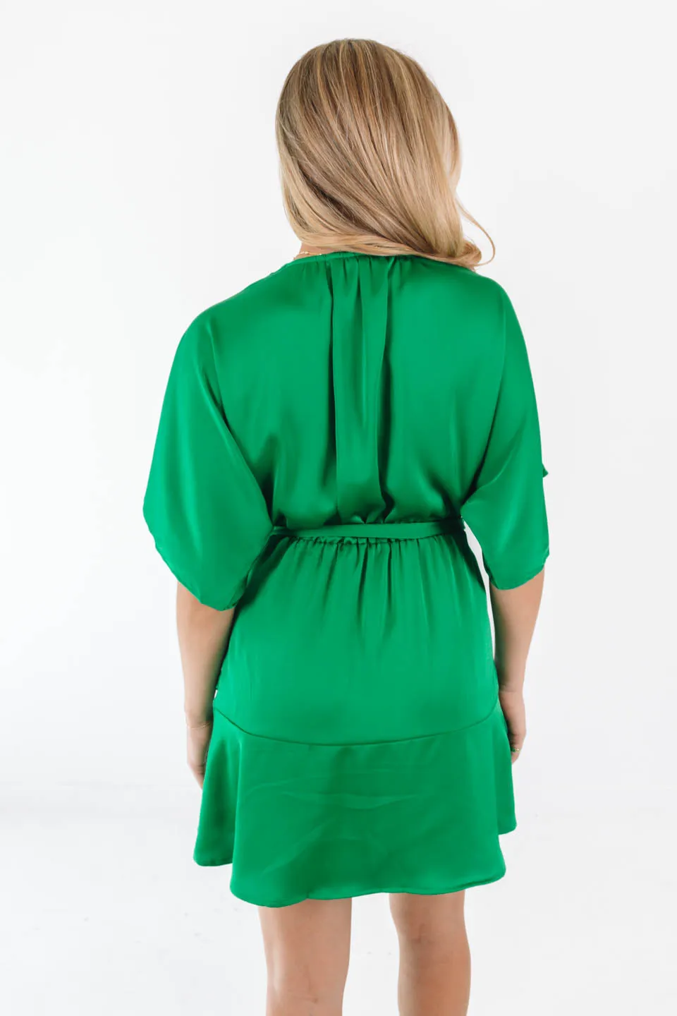 Wrap It Up Dress - Green