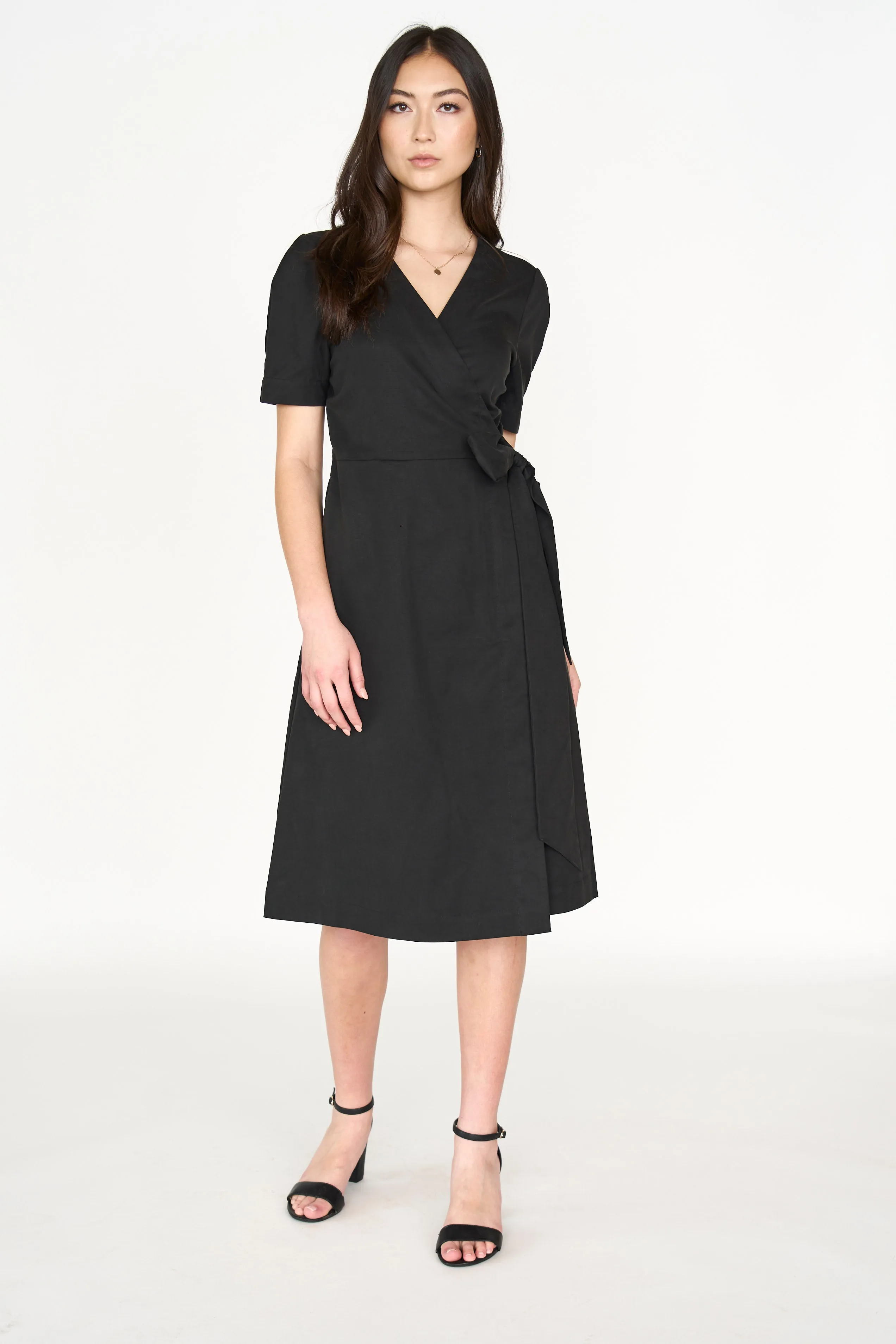 Wrap Me Up Dress - Black (XS - 2XL)