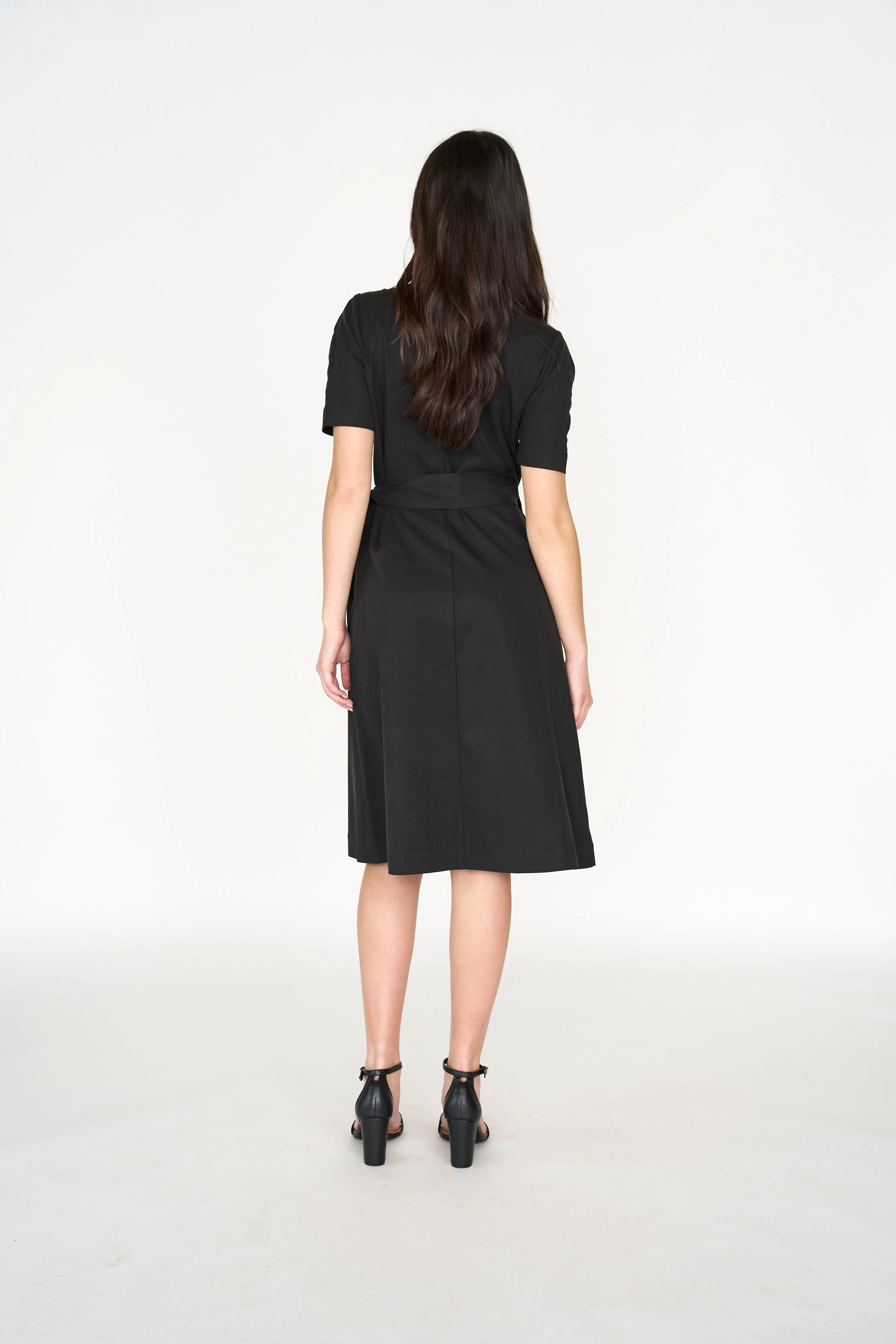 Wrap Me Up Dress - Black (XS - 2XL)