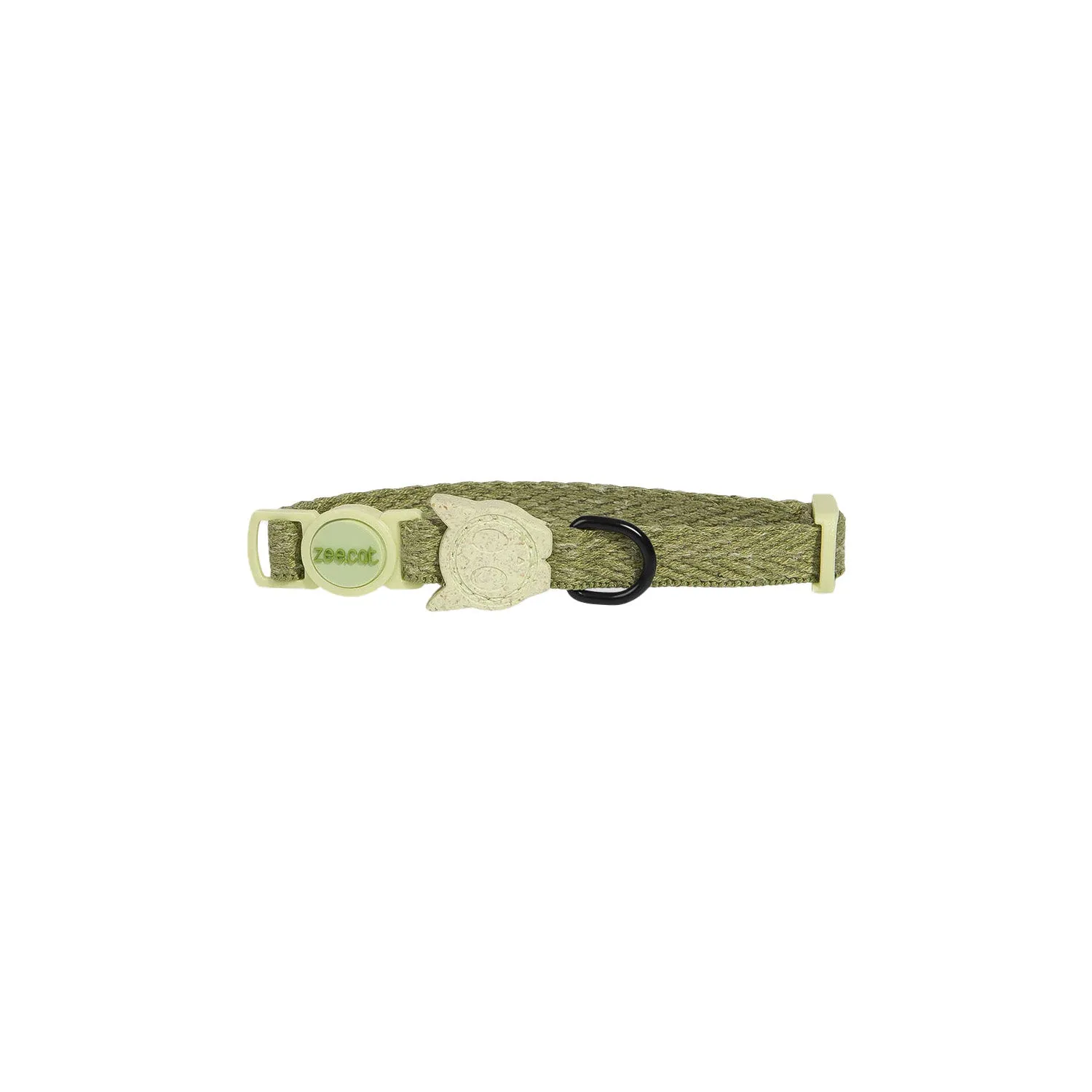 Zee.Cat Naturals Cat Collar - Moss